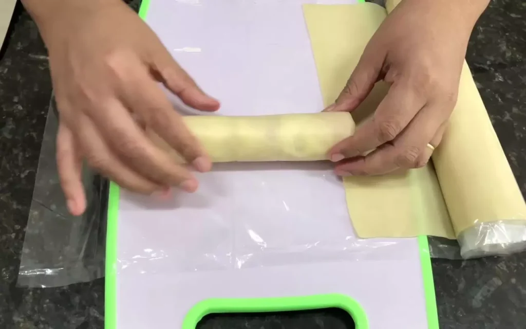 Receita de Canelones com Massa de Pastel